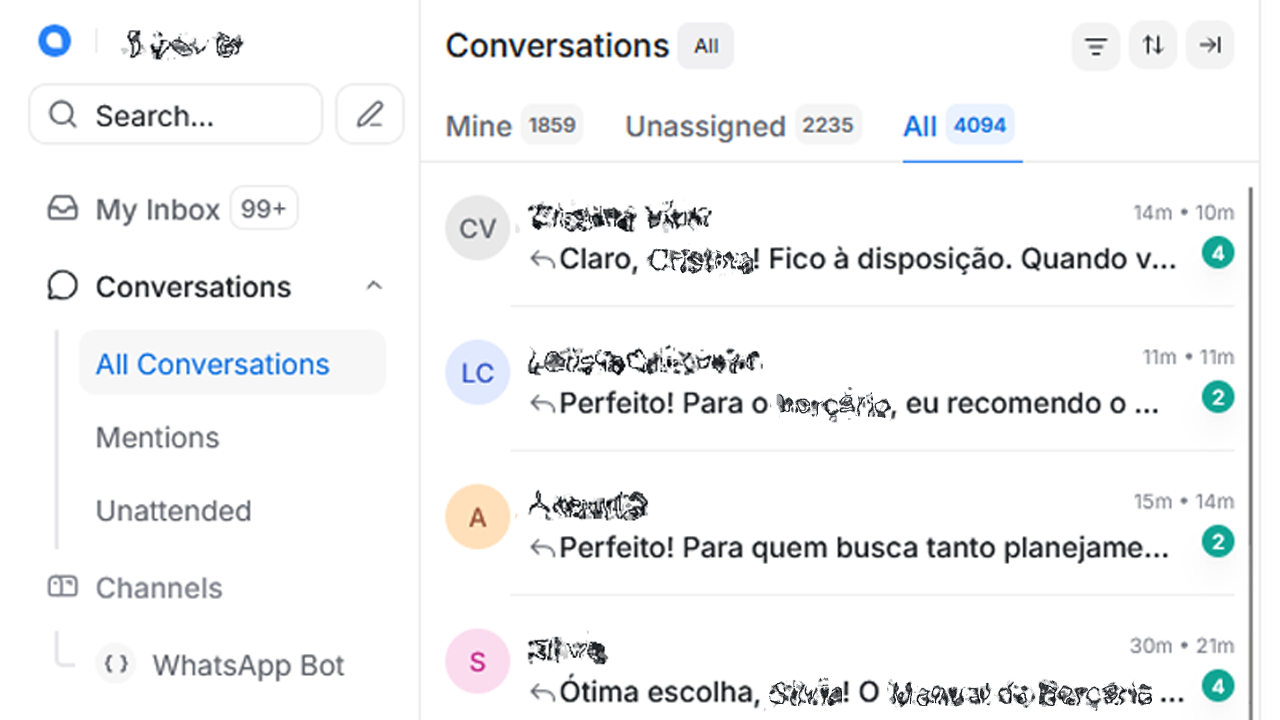 Chatwoot Dashboard